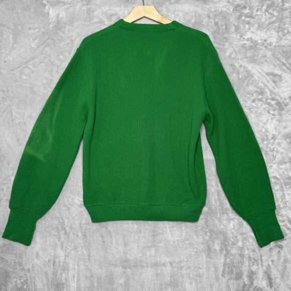 Vintage Jack Nicklaus Sweater Mens Medium Button Cardigan Golf Bear USA 80s - Picture 2 of 11